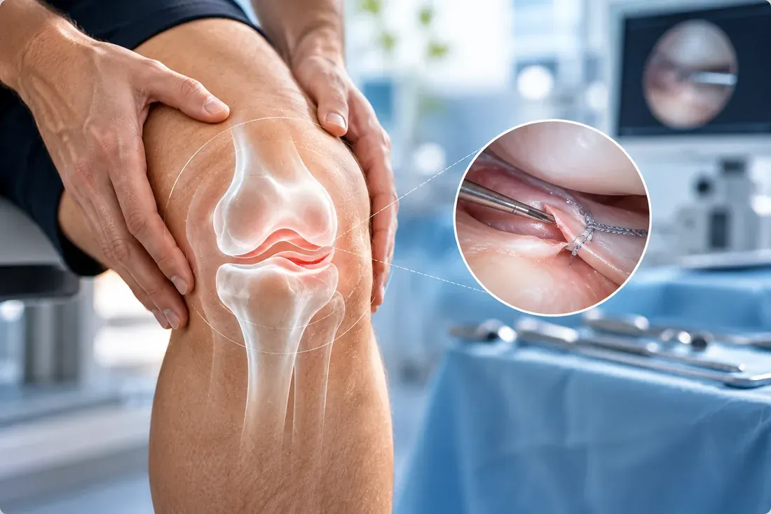 Precision arthroscopic meniscal repair